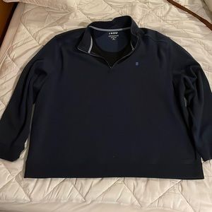 Izod Activewear Navy Quarter-zip Pullover, sz 3XL